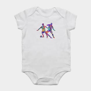 Soccer dribbling Baby Bodysuit